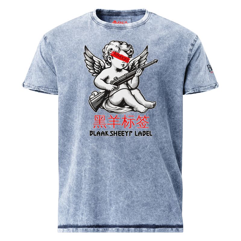 Wensleydale Premium Denim T-Shirt | BLAAK SHEEYP LABEL  (BLUE)