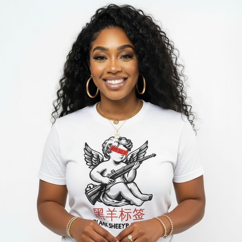 Wensleydale Premium T-Shirt | BLAAK SHEEYP LABE  (WHITE)