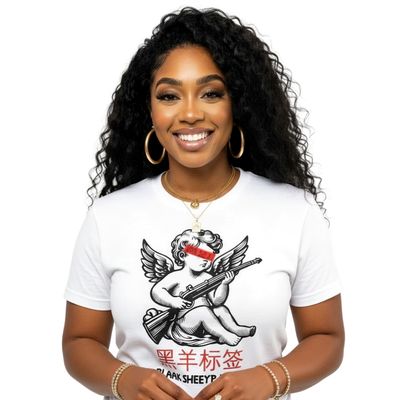 Wensleydale Premium T-Shirt | BLAAK SHEEYP LABE  (WHITE)