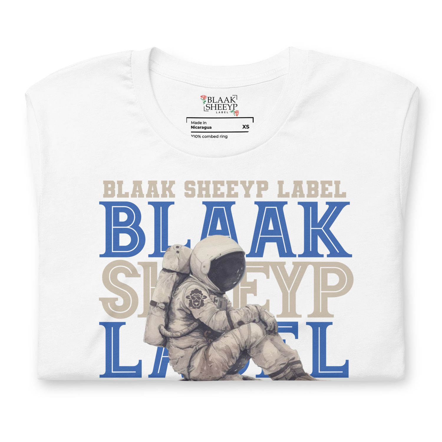 Targhee Premium T-Shirt | BLAAK SHEEYP LABEL  (WHITE )