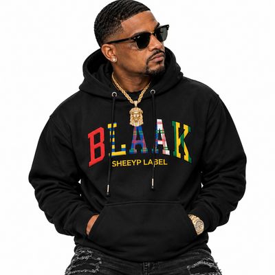 BORERAY Premium Unisex Pullover Hoodie | BLAAK SHEEYP LABEL (BLACK)