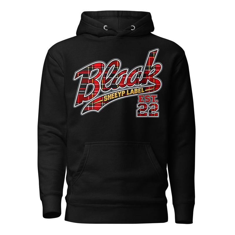 ICELANDIC Premium Unisex Pullover Hoodie | BLAAK SHEEYP LABEL (BLACK)