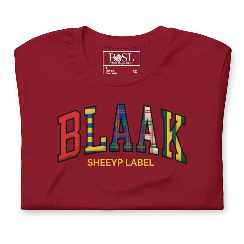 BORERAY Premium T-Shirt | BLAAK SHEEYP LABEL  (CARDINAL)