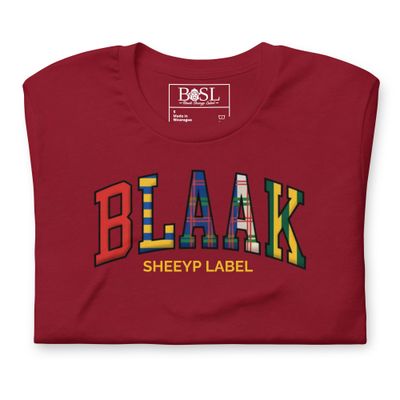 BORERAY Premium T-Shirt | BLAAK SHEEYP LABEL  (CARDINAL)