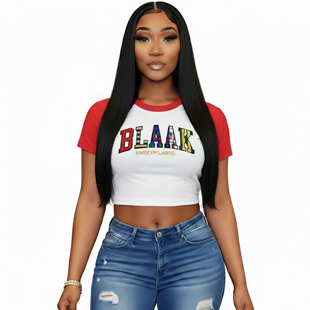 BORERAY Premium Women’s Micro Rib Baby Tee | BLAAK SHEEYP LABEL (RED)