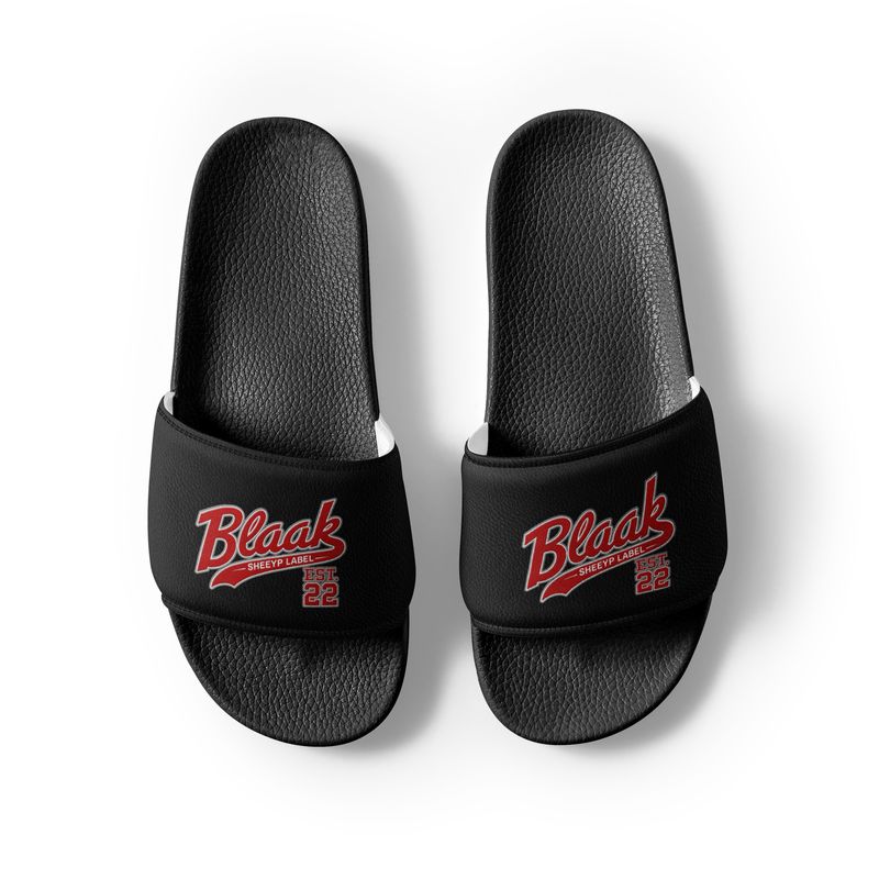 ICELANDIC Premium Men’s Slides | BLAAK SHEEYP LABEL (BLACK)