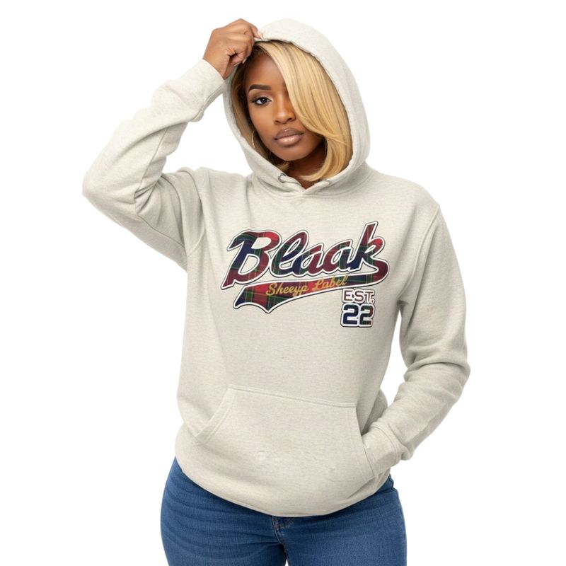 ICELANDIC Premium Unisex Pullover Hoodie | BLAAK SHEEYP LABEL (OATMEAL)