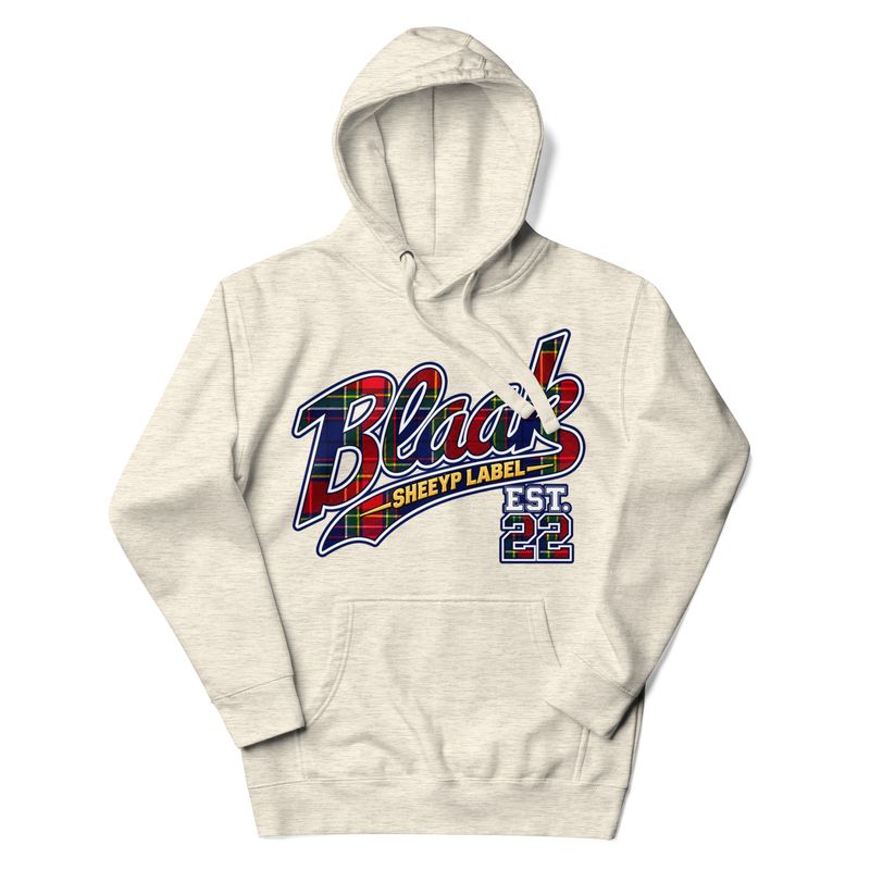 ICELANDIC Premium Unisex Pullover Hoodie | BLAAK SHEEYP LABEL (OATMEAL)