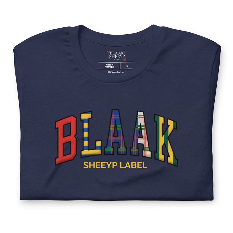 Boreray Premium T-Shirt | BLAAK SHEEYP LABEL (NAVY)