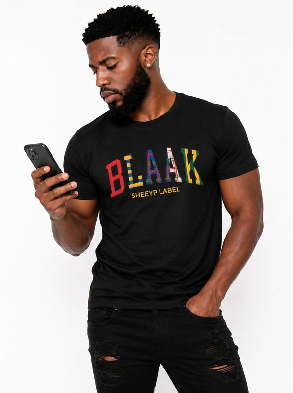 BORERAY Premium T-Shirt | BLAAK SHEEYP LABEL (BLACK)