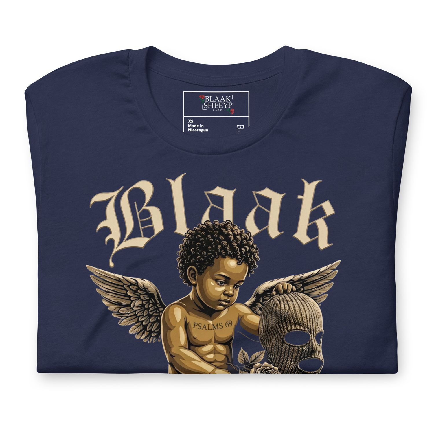 AXION Premium T-Shirt | BLAAK SHEEYP LABEL (NAVY)