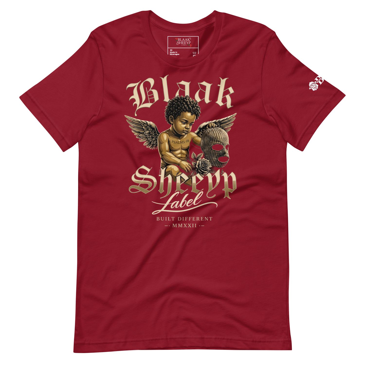 AXION Premium T-Shirt | BLAAK SHEEYP LABEL (CARDINAL)