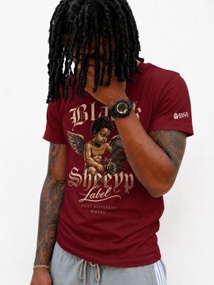 AXION Premium T-Shirt | BLAAK SHEEYP LABEL (CARDINAL)