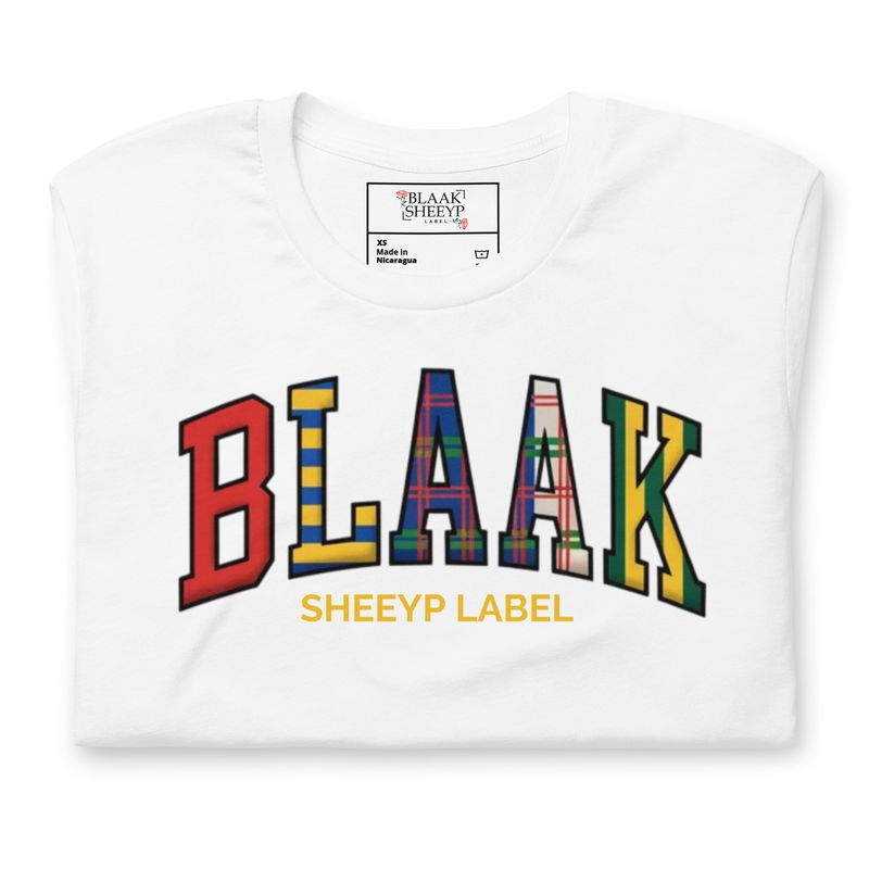 BORERAY Premium T-Shirt | BLAAK SHEEYP LABEL (WHITE)