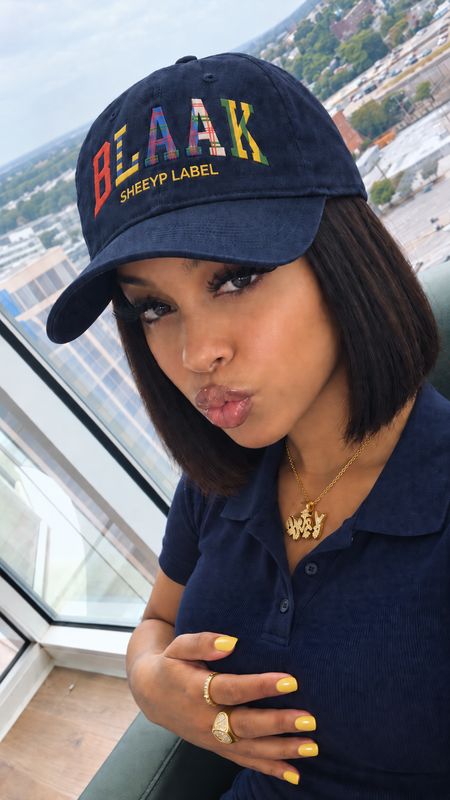 BORERAY Baseball Cap | BLAAK SHEEYP LABEL (NAVY)