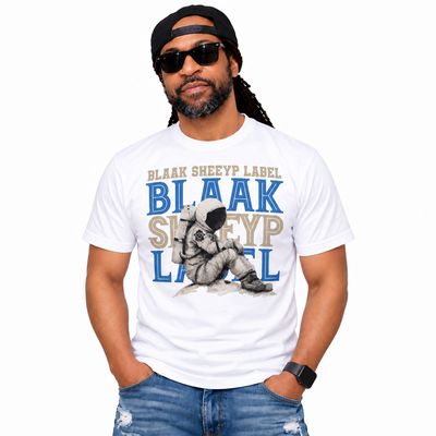 TARGHEE Premium T-Shirt | BLAAK SHEEYP LABEL  (WHITE )