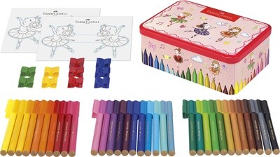 Marcador Faber Castell Connector Pen Ballerina, Caja 45 Piezas