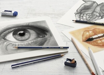Set de Dibujo Faber Castell Goldfaber Classic Sketch, 6 piezas