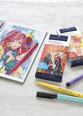 Marcador Faber-Castell Pitt Artist Pen Manga Shonen Set