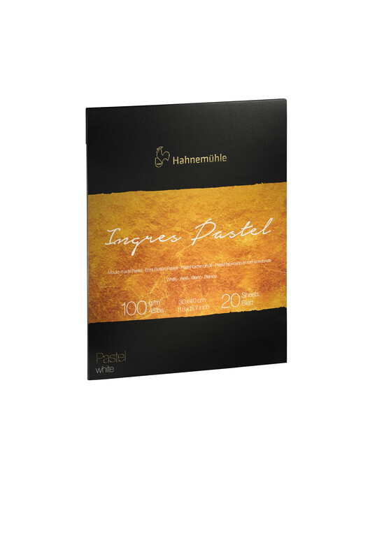 Block Hahnemuhle Collection Ingres Pastel Blanco 30 x 40cm 20 Hojas