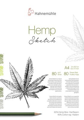 Block Hahnemühle Hemp Sketch A4 80g 80 Hojas