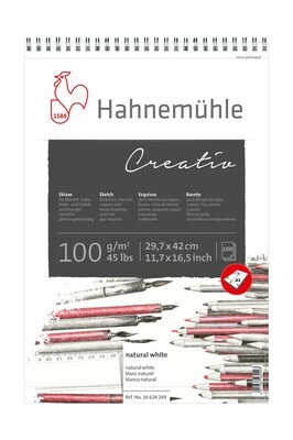 Block Hahnemühle Sketch Pad Creativ 100g Espiral 100 Hojas A3