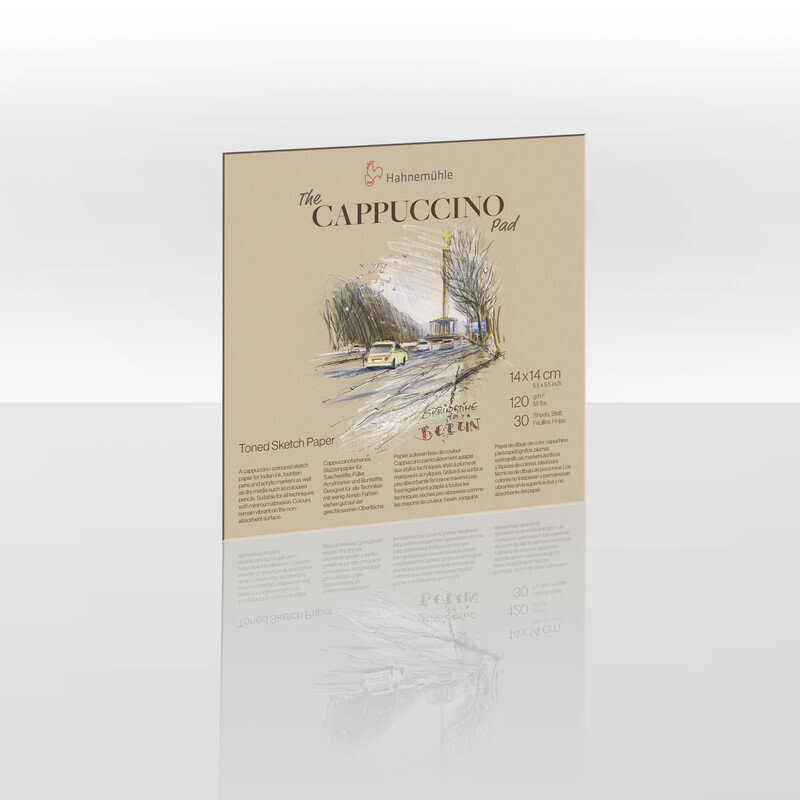 Block Hahnemühle The Cappuccino Pad 14cm 120g 30 Hojas