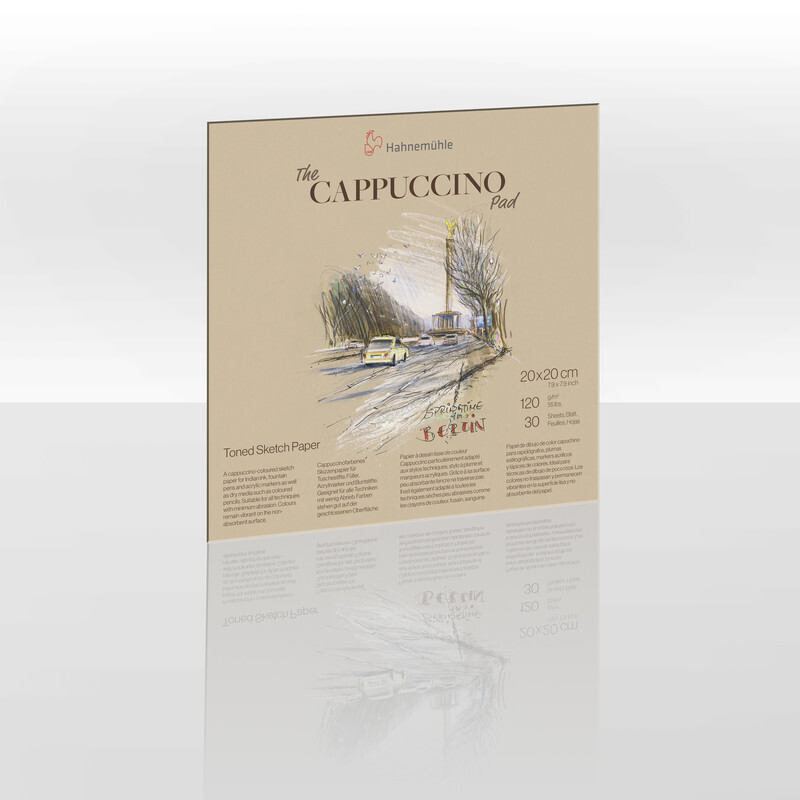 Block Hahnemühle The Cappuccino Pad 20cm 120g 30 Hojas