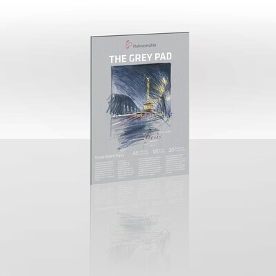 Block Hahnemühle The Grey Pad A5 120g 30 Hojas