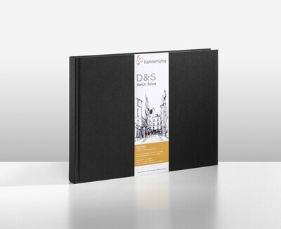 Cuaderno Hahnemühle D&amp;S Horizontal A5 Negro 140g 80 Hojas