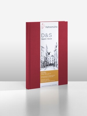 Cuaderno Hahnemühle D&amp;S Vertical A4 Rojo 140g 80 Hojas