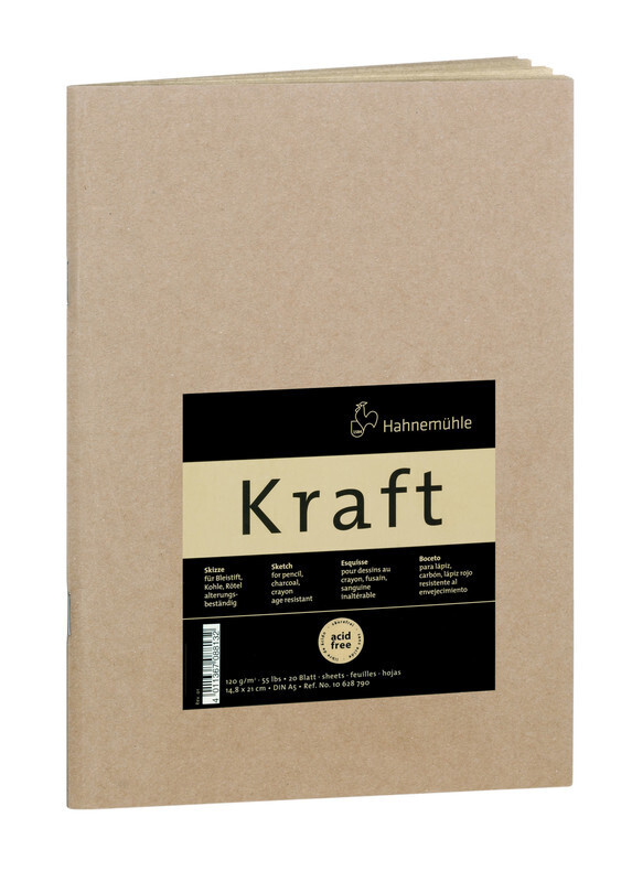 Cuaderno Hahnemühle Sketch Booklet Kraft 120g A5 20 Hojas