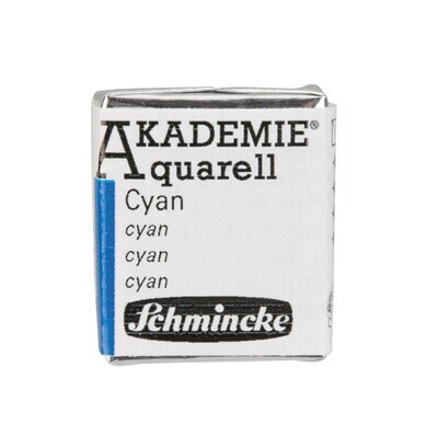 Acuarela Schmincke Akademie 448 Cyan