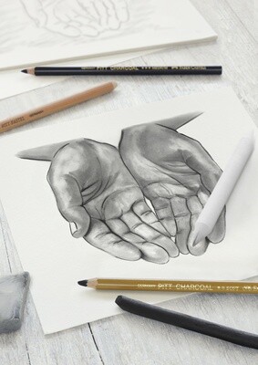 Set de Dibujo Faber Castell Goldfaber Charcoal Sketch 7 Piezas