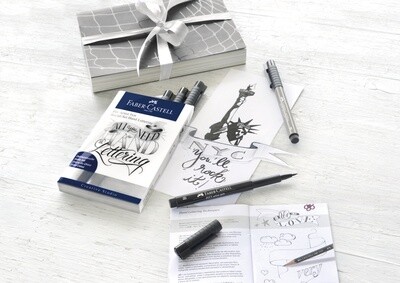 Marcador Faber-Castell Pitt Artist Pen Lettering 9 Piezas Starter
