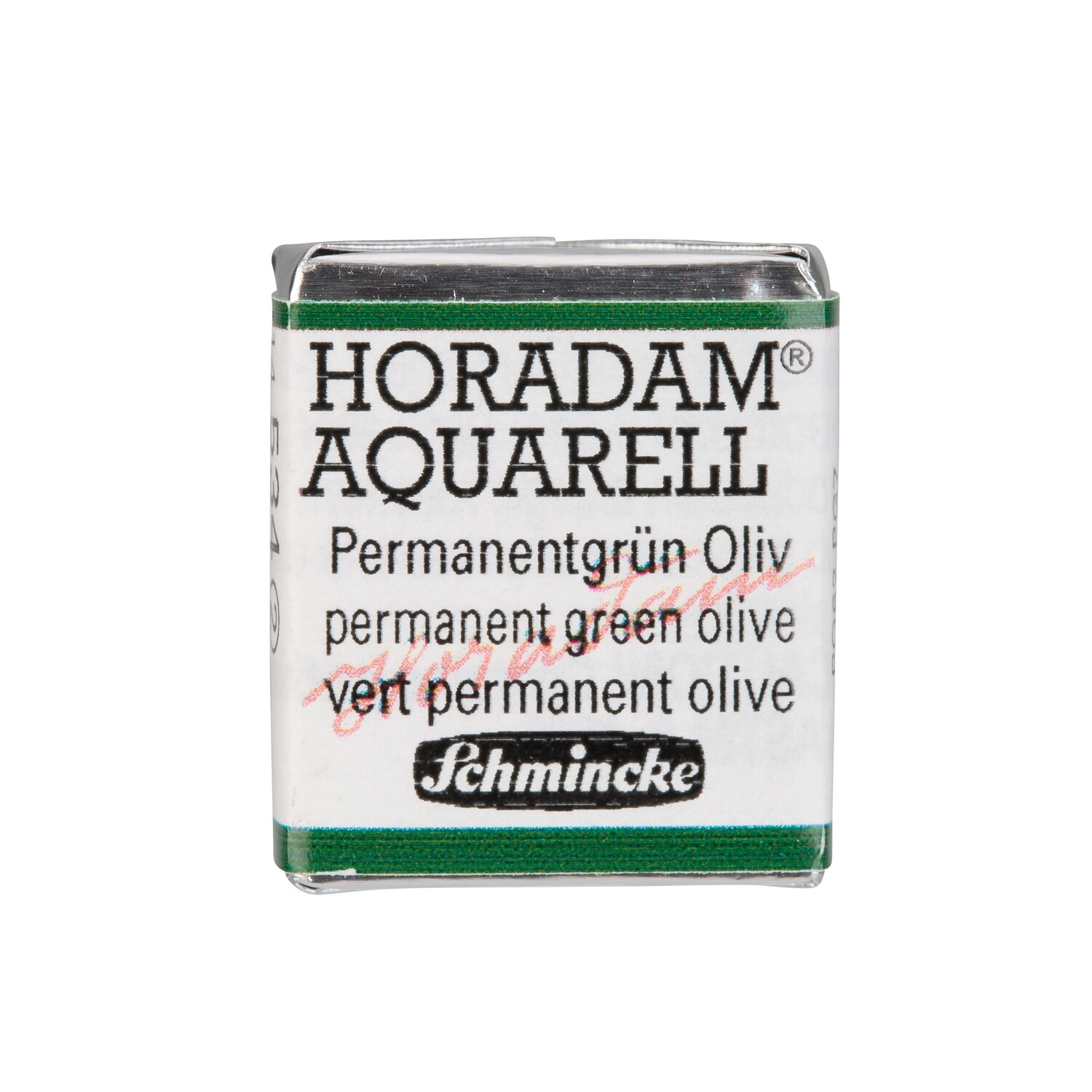 Acuarela Schmincke Horadam 534 Permanent Green Olive
