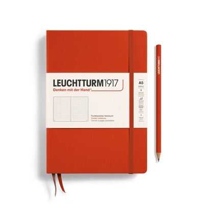 Cuaderno Leuchtturm1917 Medium A5 Fox Red, Puntos