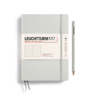 Cuaderno Leuchtturm1917 Medium A5 Light Grey, Puntos