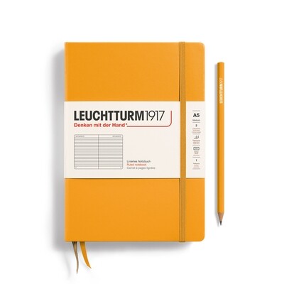 Cuaderno Leuchtturm1917 Medium A5 Rising Sun, Lineas