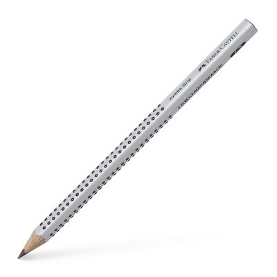 Lápiz Faber Castell Jumbo Grip Triangular Gris