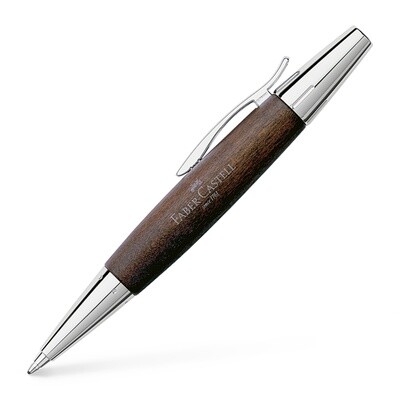 Boligrafo Faber-Castell E-Motion Peral Marron Oscuro Cromo