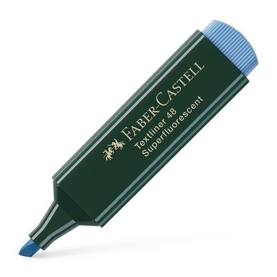 Marcador Faber Castell Textliner 1548 Azul