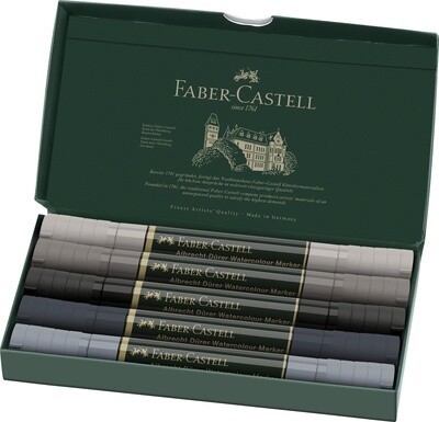 Marcador Faber Castell Albrecht Durer Watercolour 5 Tonos Grey tones