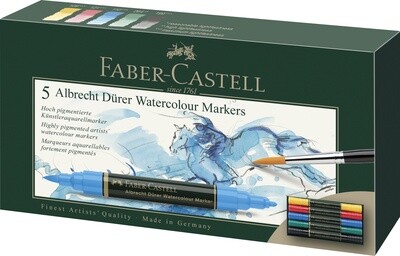 Marcador Faber Castell Albrecht Durer Watercolour Marker 5 Colores