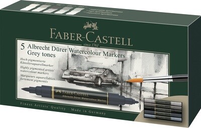 Marcador Faber Castell Albrecht Durer Watercolour 5 Tonos Grey tones