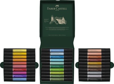 Marcador Faber Castell Pitt Artist Pen Dual 30 colores