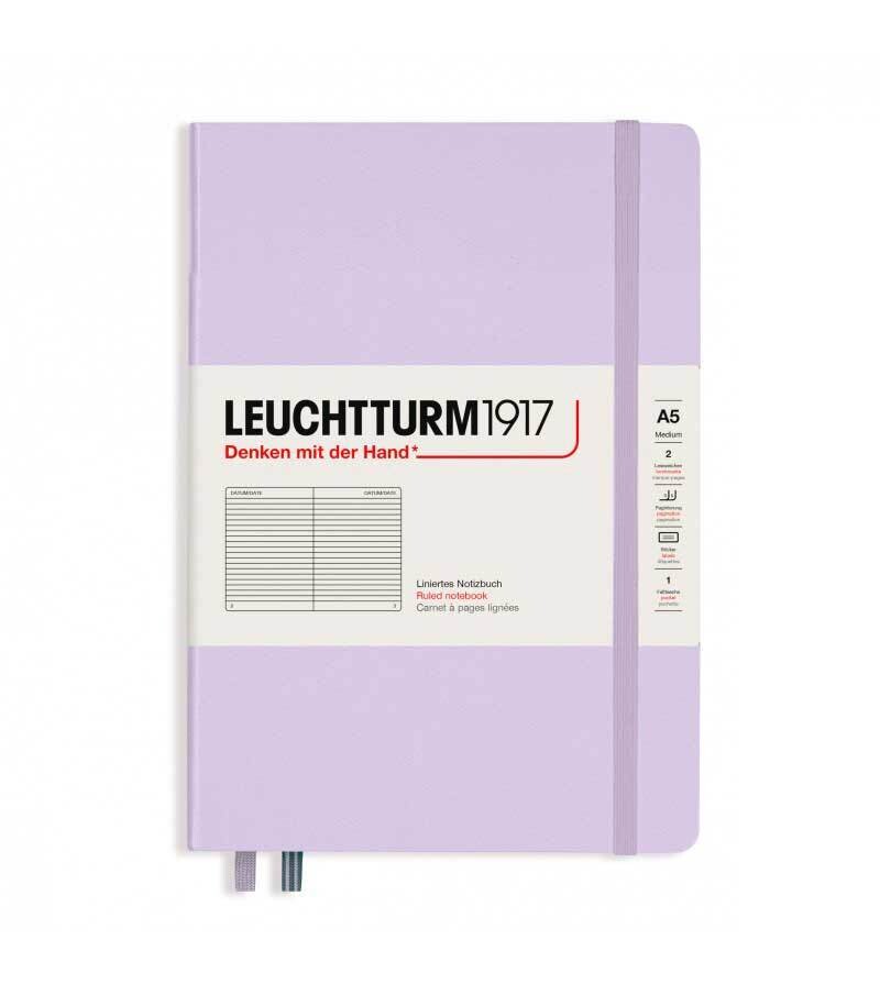Cuaderno Leuchtturm1917 Medium A5 Lilac, Lineas