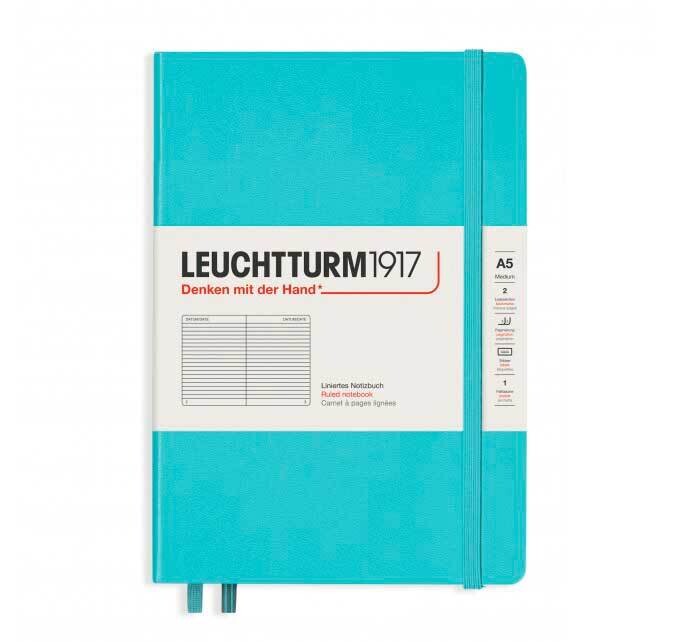 Cuaderno Leuchtturm1917 Medium A5 Aquamarine, Lineas