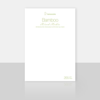 Cartulina Hahnemühle Bamboo 50 x 65 centímetros, 265 gramos, paquete de 10 pliegos