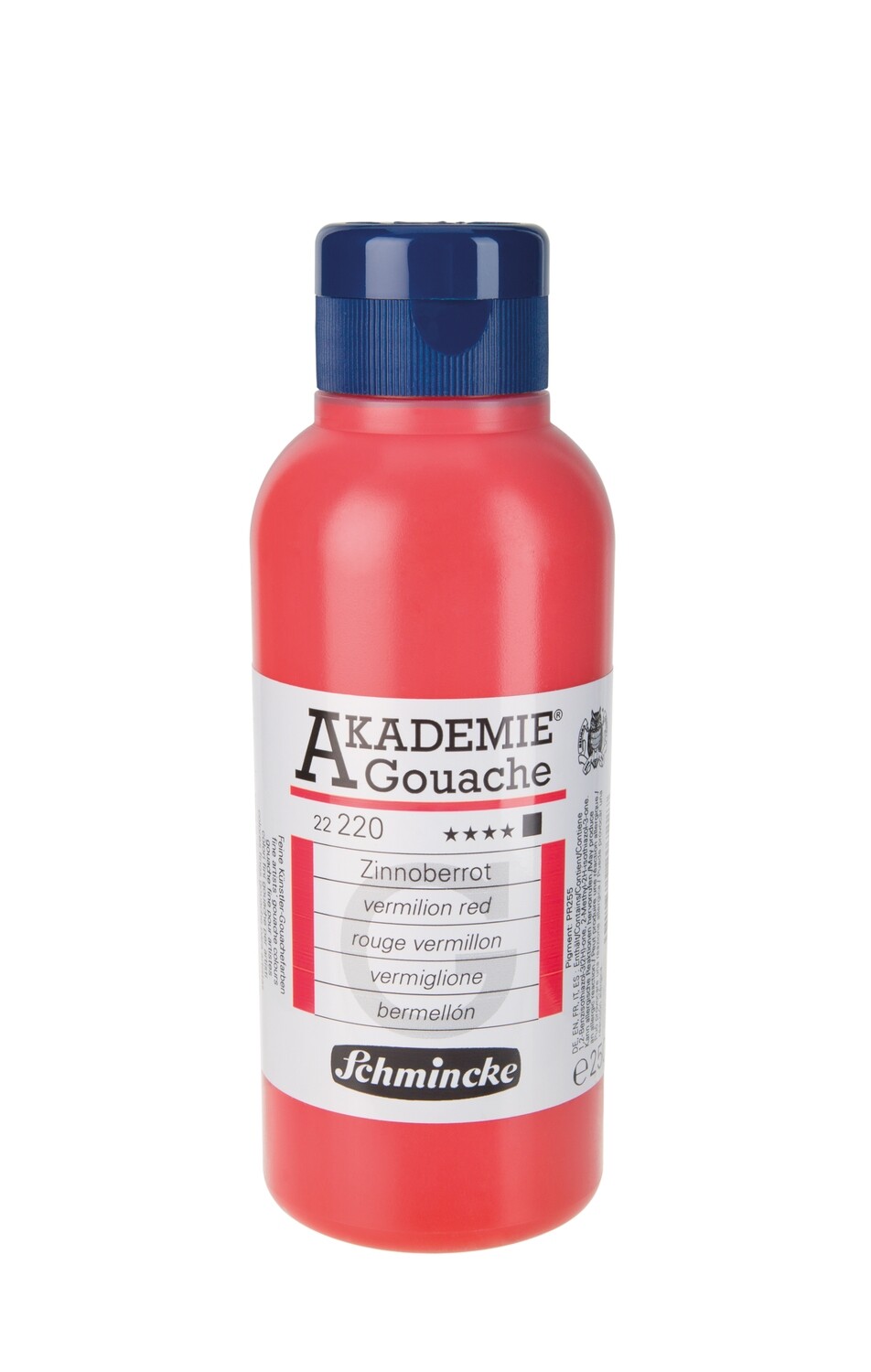 Pintura Gouache Schmincke Akademie 250ml Vermilion Red